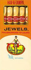 HAV A TAMPA JEWELS BIRCHWOOD TIP 10/5PKS 