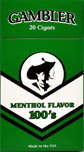 Gambler Filtered Cigar Menthol 100 Box 