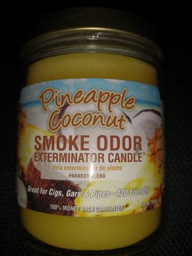 SMOKE ODOR EXTERMINATOR CANDLE 13OZ - PINEAPPLE COCONUT 