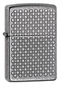 ZIPPO IN THE GRASP - ANTIQUE SILVER PLATE 