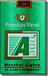 A ONE MENTHOL LIGHT 
