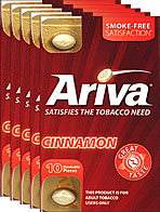 ARIVA DISSOLVABLE TOBACCO PIECES - CINNAMON - 5 PACKS OF 10