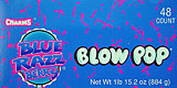 Charms Blow Pop Blue Razz Berry 48CT 