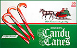 Doscher's Peppermint Candy Canes - 36 Large Canes 
