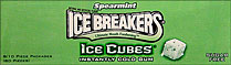 Ice Breakers Ice Cubes Spearmint 8/10 Piece Packages 