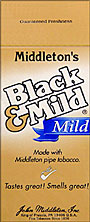 BLACK & MILD "MILD" CIGARS 25 COUNT BOX 