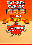 SWISHER SWEETS BLUNT PEACH 10/5PKS 