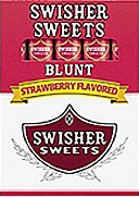 SWISHER SWEETS BLUNT STRAWBERRY 10 /5 PKS 