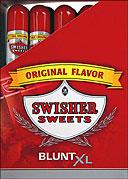 SWISHER SWEETS BLUNT XL - ORIGINAL - 25 TUBED CIGARS 
