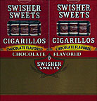 SWISHER SWEETS CIGARILLOS CHOCOLATE 20/5PKS 