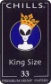 CHILLS ALIEN KING SIZE SELECT 25CT BOX 