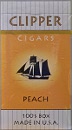 Clipper Peach 100 Filtered Little Cigar Box 