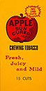APPLE SUN CURED PLUG TOBACCO 