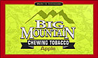 BIG MOUNTAIN APPLE CHEWING TOBACCO 6 - 16OZ POUCHES 