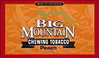 BIG MOUNTAIN PEACH CHEWING TOBACCO 6 - 16OZ POUCHES
