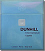 DUNHILL INTERNATIONAL LIGHTS 