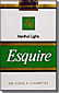 ESQUIRE MENTHOL LIGHT 