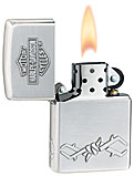 ZIPPO H-D WIRE - SATIN SILVER 