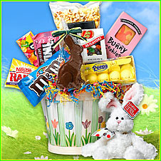 Easter Bunny Basket of Treats 