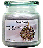 Time & Again Glitter Ornaments Jar Candle 15.5oz 