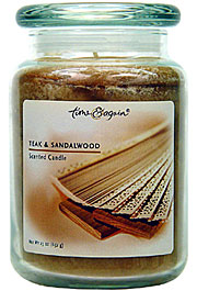 Time & Again Teak & Sandlewood Jar Candle 23oz 