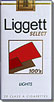 LIGGETT SELECT LIGHT 100 
