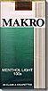 MAKRO MENTHOL LIGHT 100 
