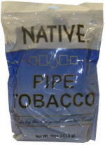 NATIVE PIPE TOBACCO - LIGHT 16OZ BAG 