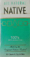 NATIVE MENTHOL LIGHT 100 BOX