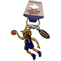 UK Basketball Player Keychain 