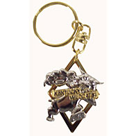 UK Metal Wildcat Keychain 