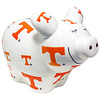 Tennessee Volunteers Logo Piggy Bank 
