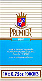 PREMIER LIGHT CIGARETTE TOBACCO 10/.75OZ POUCHES 