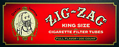 ZIG ZAG CIGARETTE TUBES FULL FLAVOR KING SIZE - 200CT BOX 