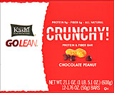 Kashi Go Lean Crunchy Protein & Fiber Bar Chocolate Peanut - 12-1.76oz Bars 