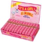 SWELL "IT'S A GIRL" BUBBLE GUM CIGARS 36CT/BOX 