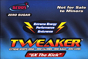 Tweaker  - Berry - 6X The Kick 12/2FL oz Bottles 