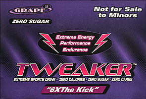 Tweaker  - Grape - 6X The Kick 12/2FL oz Bottles 