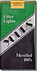 YOURS MENTHOL LIGHT 1OO'S 