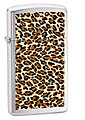 ZIPPO SLIM JAGUAR FUR - BRUSHED CHROME 