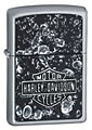 ZIPPO MARBLE BAR & SHIELD - SATIN CHROME 