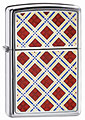 ZIPPO CHERRY PLAIDNESS EMBLEM - HIGH POLISH CHROME 