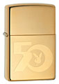 ZIPPO PLAYBOY 50th LOGO - HIGH POLISH BRASS 
