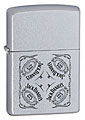 ZIPPO JACK DANIELS COLLAGE - SATIN CHROME 