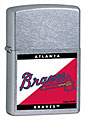 ZIPPO MLB BRAVES - STREET CHROME 