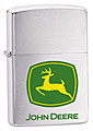 ZIPPO JOHN DEERE - BRUSHED CHROME 
