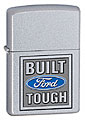 ZIPPO BUILT FORD TOUGH - SATIN CHROME 