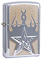 ZIPPO FIRE STAR - HIGH POLISH CHROME 