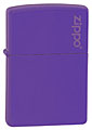 ZIPPO ROYAL BLUE MATTE w/ ZIPPO LOGO 