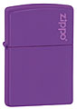 ZIPPO PURPLE MATTE w/ ZIPPO LOGO 